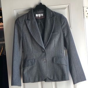 Grey winter blazer H&M wool blend